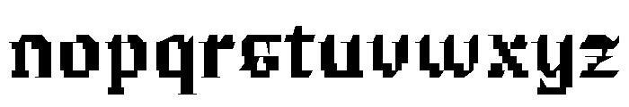 Ferro BlackII Font LOWERCASE
