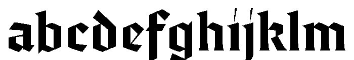 Ferro BlackI FONT