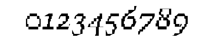 Ferro ItalicII Font OTHER CHARS