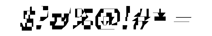 Ferro ItalicIII Font OTHER CHARS