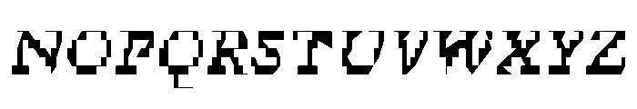 Ferro ItalicIII Font UPPERCASE