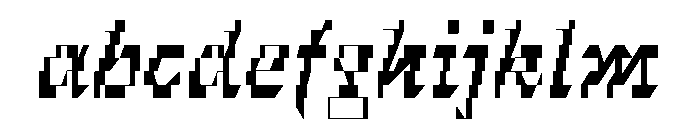Ferro ItalicIII FONT
