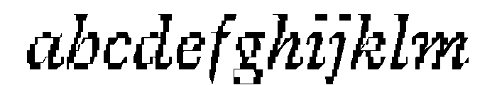 Ferro ItalicII FONT