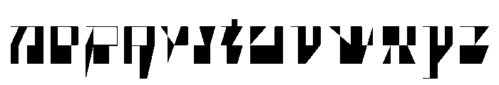 Ferro ItalicIV Font LOWERCASE