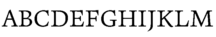 Ferro RegularI Font UPPERCASE