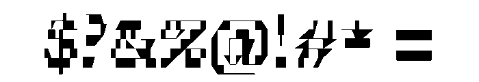 Ferro RegularIII Font OTHER CHARS