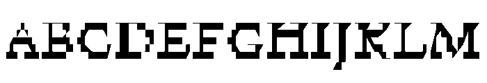 Ferro RegularIII Font UPPERCASE