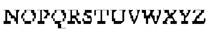 Ferro RegularIII Font UPPERCASE