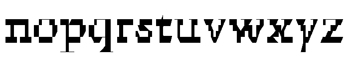 Ferro RegularIII Font LOWERCASE