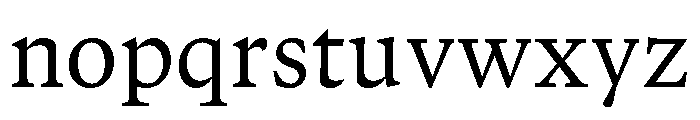 Ferro RegularI Font LOWERCASE