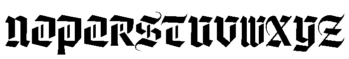 FerroMono BlackI Font UPPERCASE