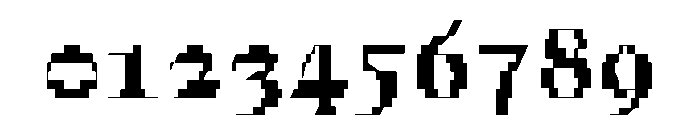 FerroMono BlackII Font OTHER CHARS