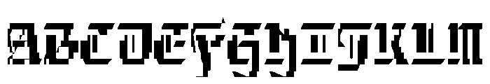 FerroMono BlackII Font UPPERCASE