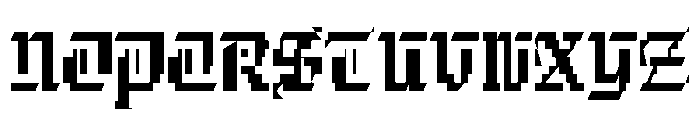 FerroMono BlackII Font UPPERCASE