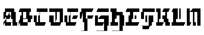 FerroMono BlackIII Font UPPERCASE