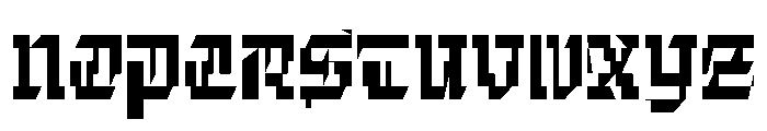 FerroMono BlackIII Font UPPERCASE