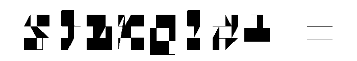 FerroMono BlackIV Font OTHER CHARS