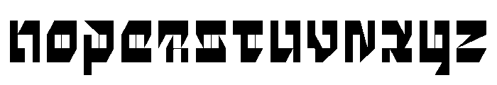 FerroMono BlackIV Font UPPERCASE