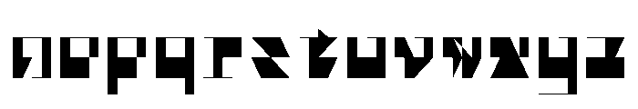 FerroMono BlackIV Font LOWERCASE