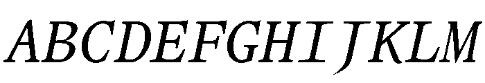 FerroMono ItalicI Font UPPERCASE