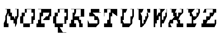 FerroMono ItalicIII Font UPPERCASE