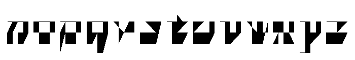 FerroMono ItalicIV Font LOWERCASE