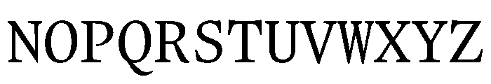 FerroMono RegularI Font UPPERCASE