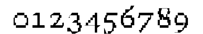 FerroMono RegularII Font OTHER CHARS