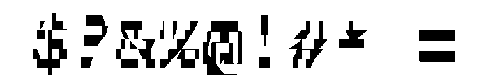 FerroMono RegularIII Font OTHER CHARS