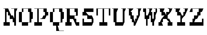FerroMono RegularIII Font UPPERCASE