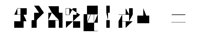 FerroMono RegularIV Font OTHER CHARS