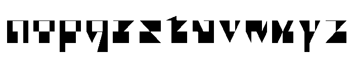 FerroMono RegularIV Font LOWERCASE