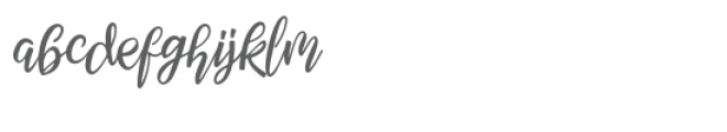 Febiolla Script Font LOWERCASE