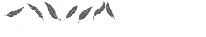 feathers doodlebat Font OTHER CHARS