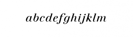 Felina Serif Bold Italic Font LOWERCASE