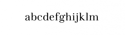 Felina Serif Regular Font LOWERCASE