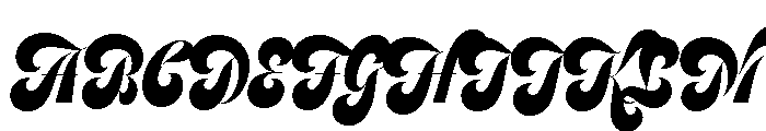 Feline Black Sharp Font UPPERCASE