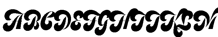 Feline Black Font UPPERCASE