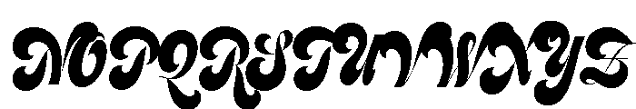 Feline Black Font UPPERCASE