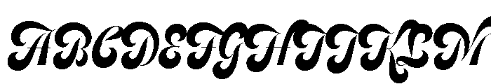 Feline Bold Sharp Font UPPERCASE