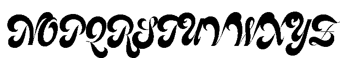 Feline Bold Sharp Font UPPERCASE