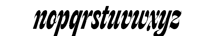 Feline Bold Sharp Font LOWERCASE