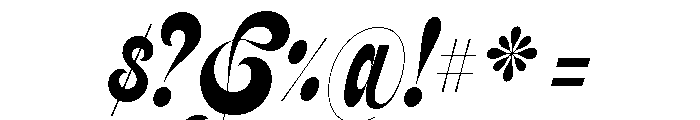 Feline Bold Font OTHER CHARS