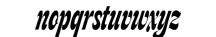 Feline Bold Font LOWERCASE