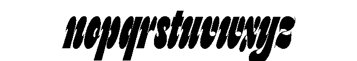 Feline Extra Black Sharp Font LOWERCASE