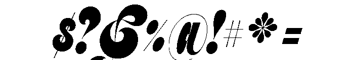 Feline Extra Black Font OTHER CHARS