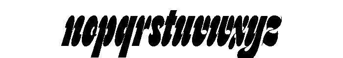 Feline Extra Black Font LOWERCASE