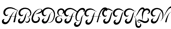 Feline Light Sharp Font UPPERCASE