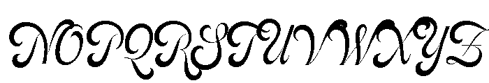 Feline Light Sharp Font UPPERCASE