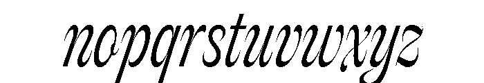 Feline Light Sharp Font LOWERCASE
